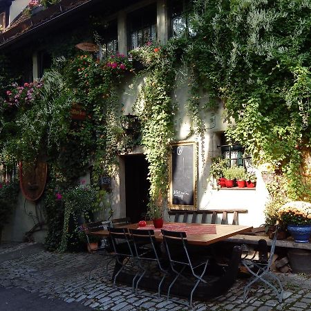 Altfraenkische Weinstube Hotel Rothenburg ob der Tauber Exterior foto