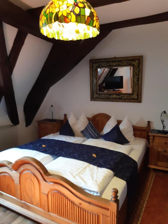Altfraenkische Weinstube Hotel Rothenburg ob der Tauber Exterior foto