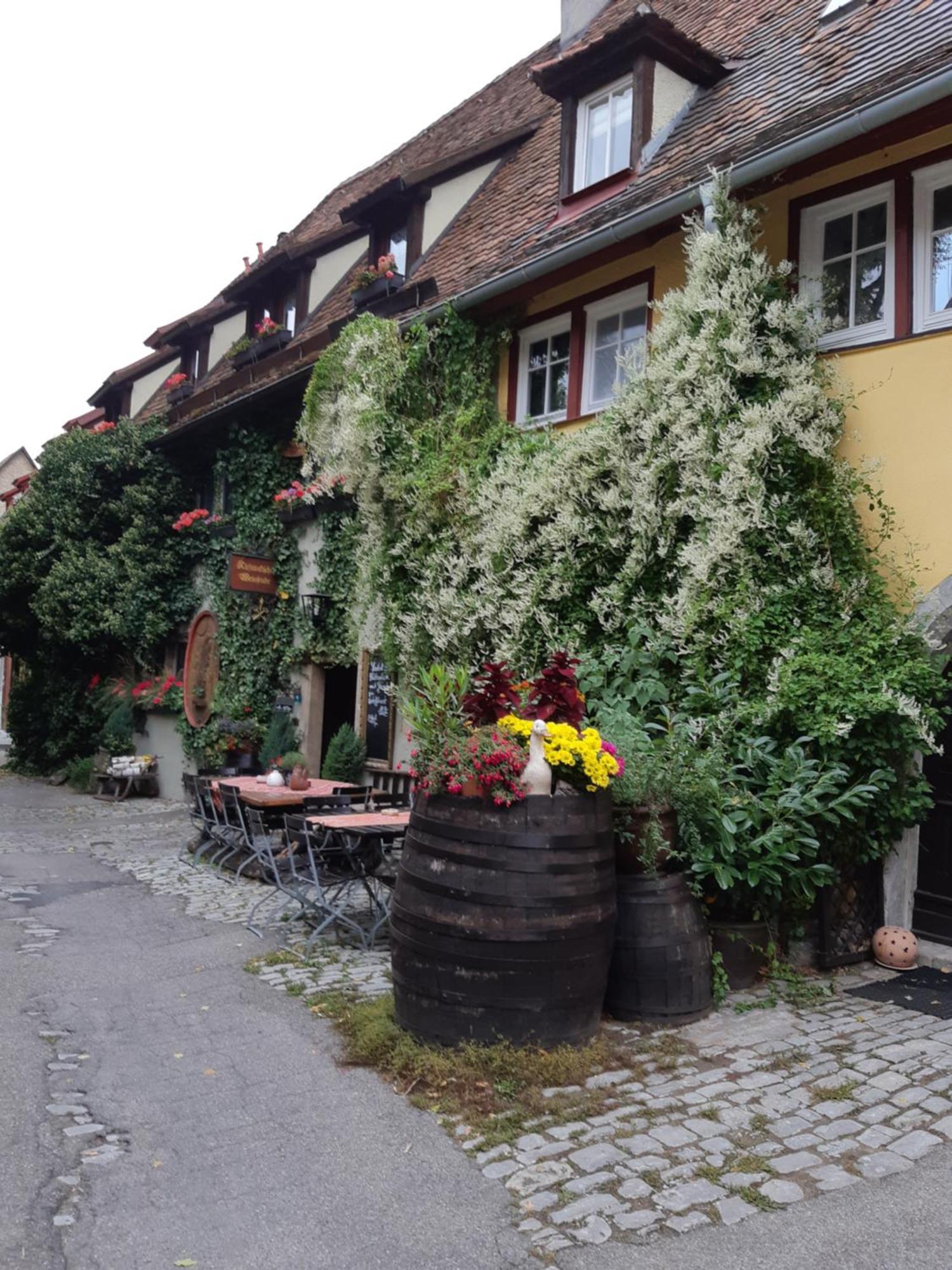 Altfraenkische Weinstube Hotel Rothenburg ob der Tauber Exterior foto