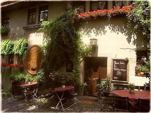Altfraenkische Weinstube Hotel Rothenburg ob der Tauber Exterior foto