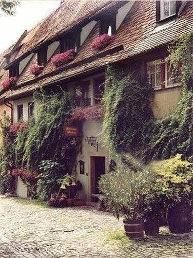 Altfraenkische Weinstube Hotel Rothenburg ob der Tauber Exterior foto